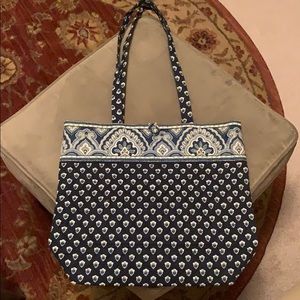 Vera Bradley Navy Nantucket Tote Bag